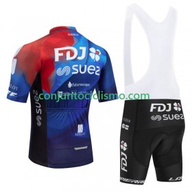 Conjunto Maillot + Culotte Corto con tirantes Fdj Suez 2024